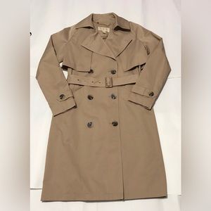 Michael Kors Cotton Blend Trench 3-in-1 Coat In Camel NWT Size US XS